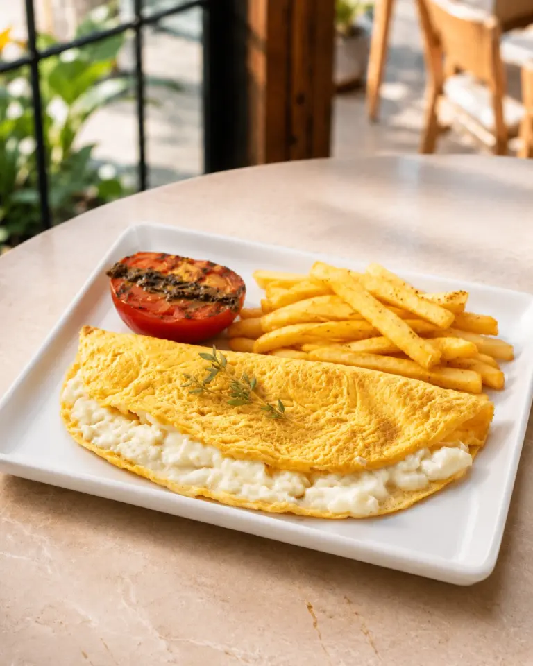 Omlet Beyaz Peynirli